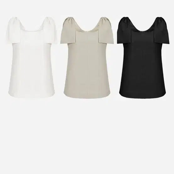 [BUNJANG] The Loran Pure Linen Bow Sleeveless Top (Black) / 더로랑 린넨 리본 나시 탑 (블랙)