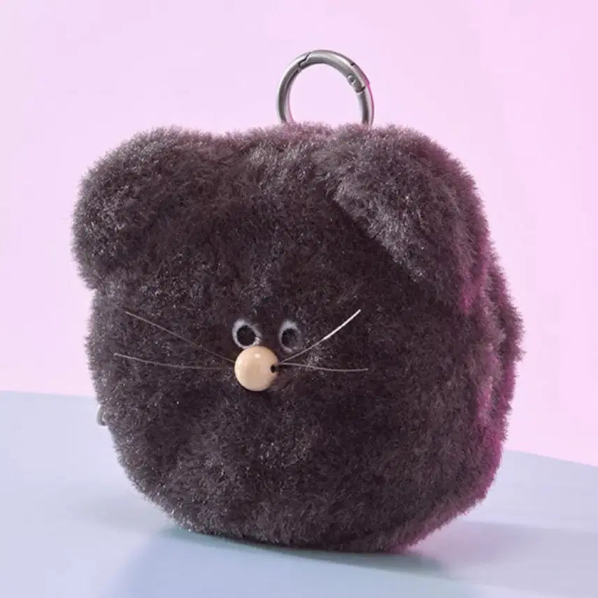 [BUNJANG] Line Friends Monamhee Blae Face Pouch Carabiner Keyring / 라인프렌즈 모남희 블레이 얼굴파우치 카라비너 키링 박스 새상품