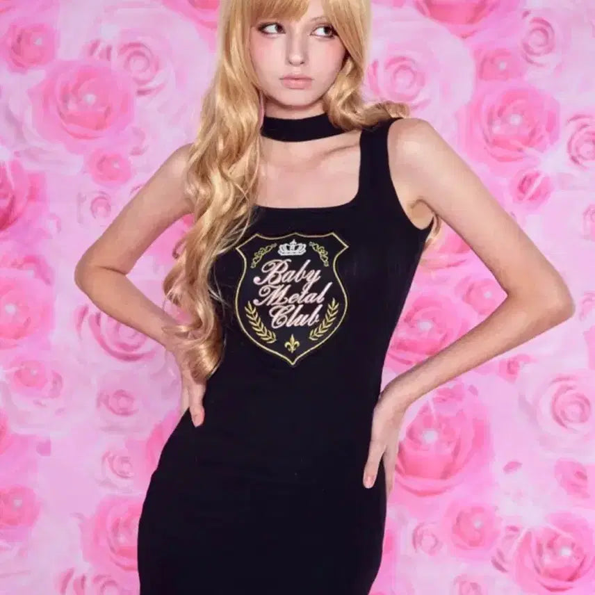 [BUNJANG] Babymetalclub Princess Choker Mini Dress / 베이비메탈클럽 프린세스 초커 미니 드레스 원피스