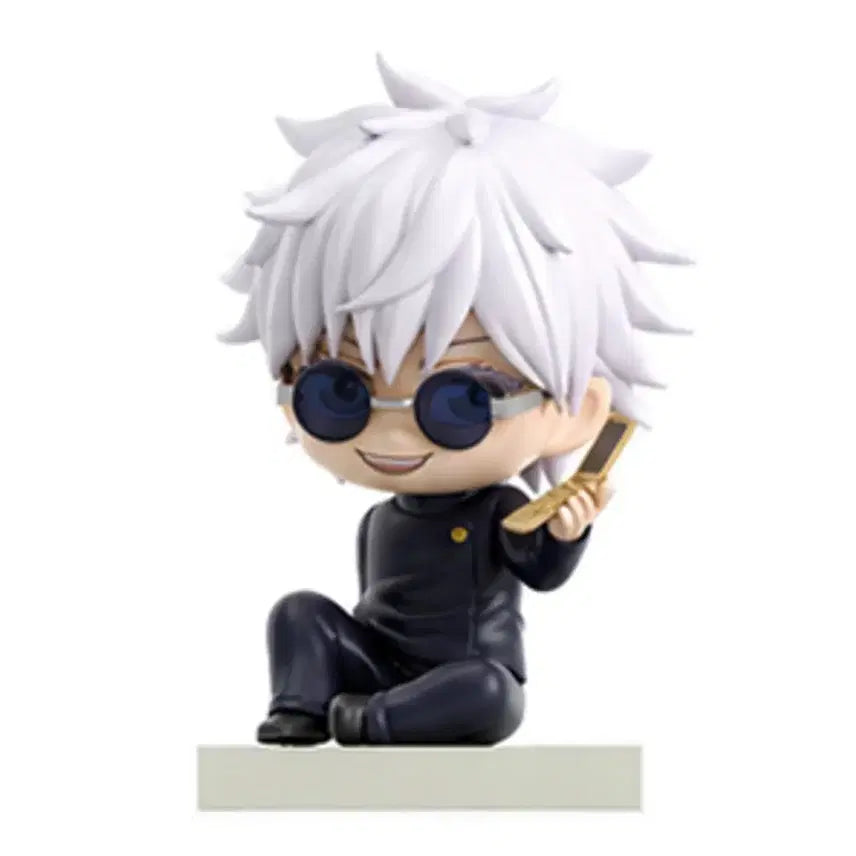 [BUNJANG] Jujutsu Kaisen Gojo Seated Chair Figure (Sealed) / (반택포 3.2) 주술회전 시팅 체어 피규어 고죠 미개봉