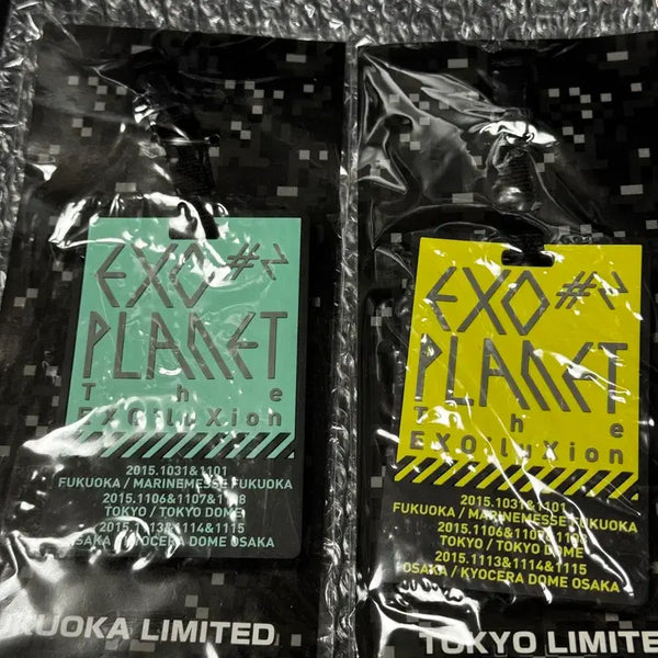 [BUNJANG] EXO The EXO'luXion Japan Tour Fukuoka/Tokyo Limited Luggage Tag (Sealed) / (미개봉)엑소 콘서트 엑솔루션 일본 러기지택 후쿠오카 도쿄 회장한정