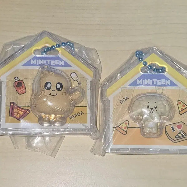 [BUNJANG] SEVENTEEN MiniTeen Keyring Kimza Doa Set / 세븐틴 미니틴 키링 킴자 도아 2개 세트