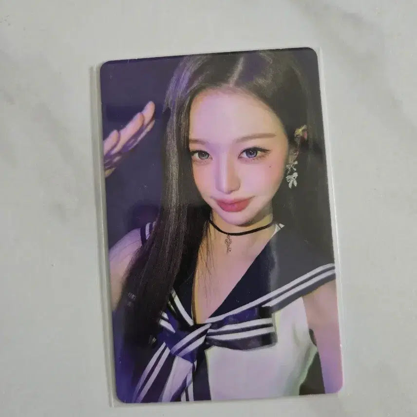 [BUNJANG] IVE Jang Wonyoung Revive WithMuu Lucky Draw Photocard / 아이브 장원영 리바이브 위드뮤 럭키드로우 마린룩 포토카드