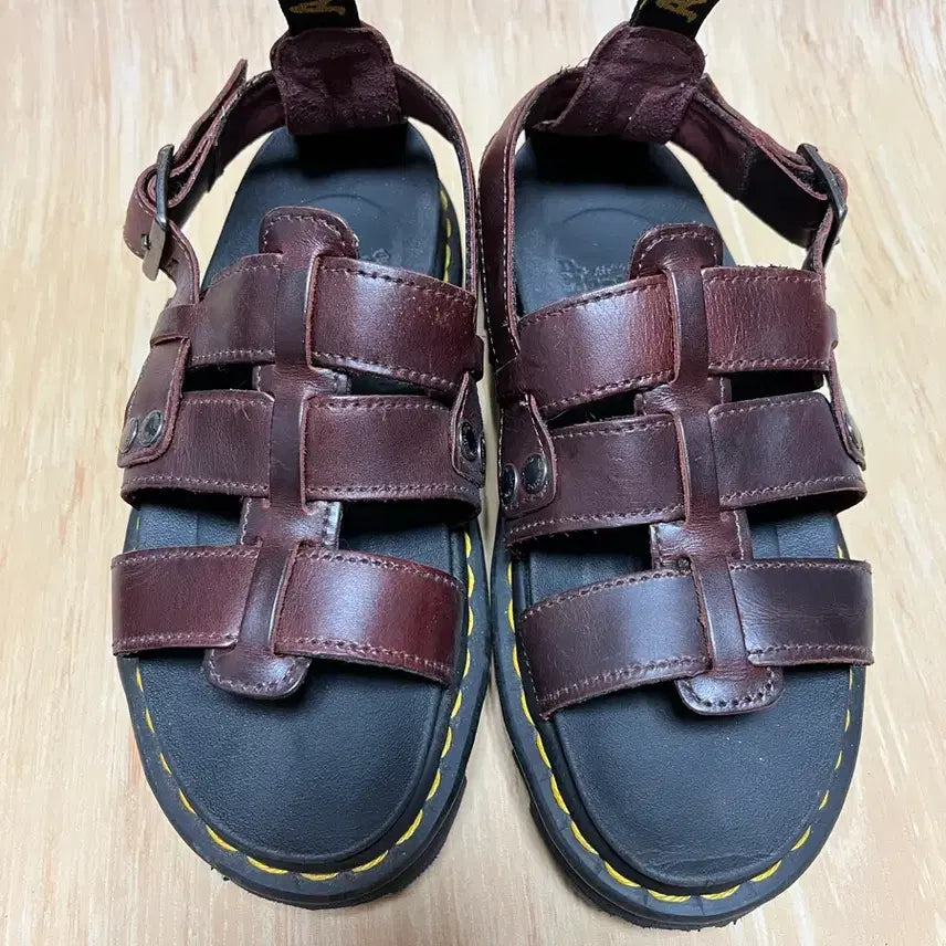 [BUNJANG] Dr. Martens Gladiator Sandals Burgundy / 닥터마틴 글래디에이터 샌들 버건디 36/us5