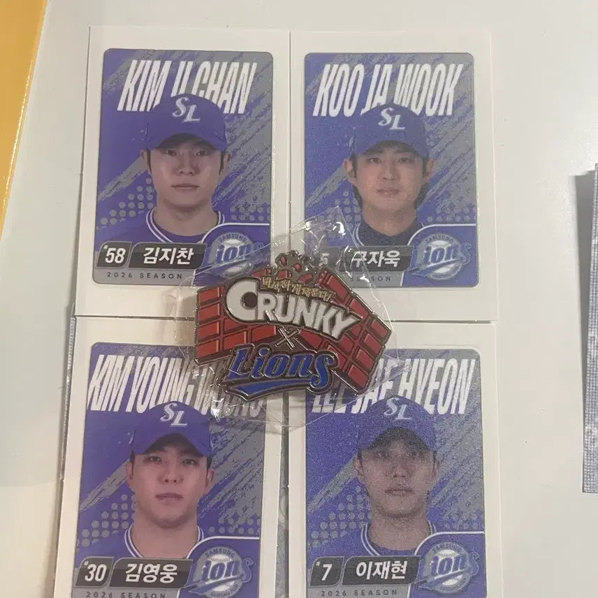 [BUNJANG] Samsung Lions Ttibusil & Badge Bundle / 삼성 라이온즈