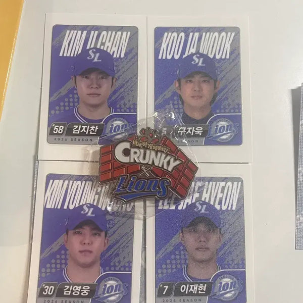 [BUNJANG] Samsung Lions Ttibusil & Badge Bundle / 삼성 라이온즈