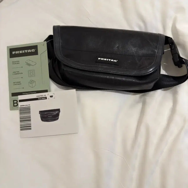 [BUNJANG] Freitag F40 Jamie All Black Crossbody Bag / 프라이탁 F40 제이미 올블랙