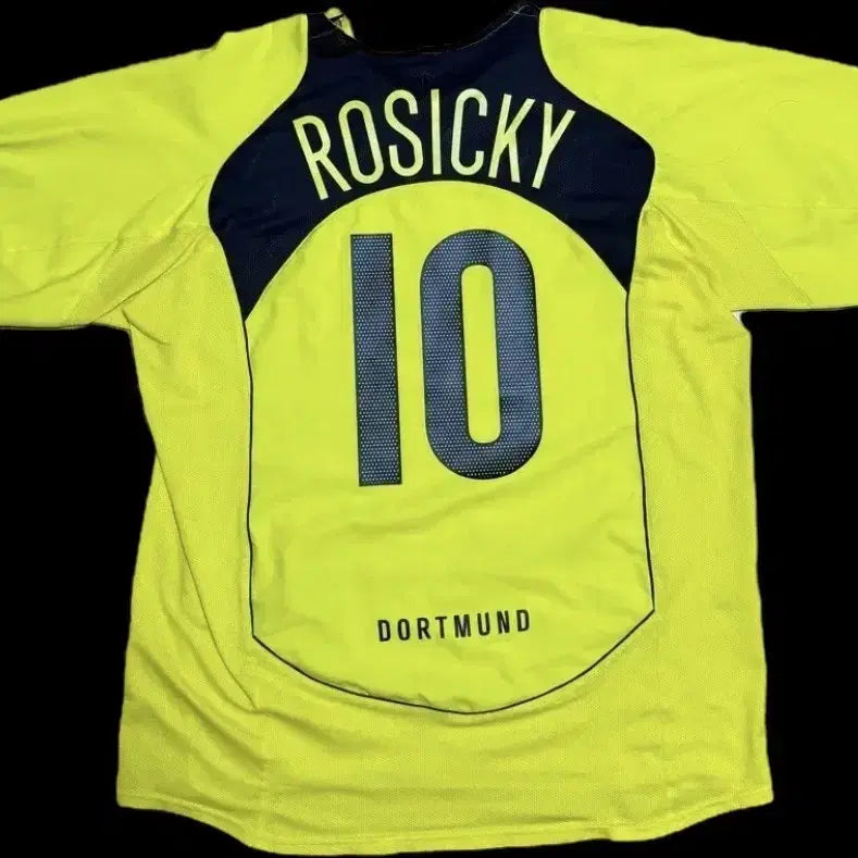 [BUNJANG] Borussia Dortmund 2004-2005 Rosicky #10 Home Kit Authentic Jersey / 도르트문트 0405 로시츠키 10번 유니폼 홈 킷 정품