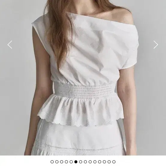 [BUNJANG] Not Your Rose Drape Lace Blouse Ivory / [새상품]낫유어로즈 Drape lace blouse (Ivory)