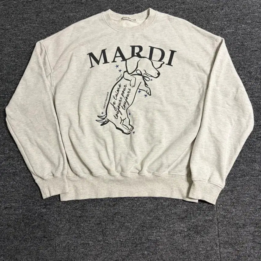 [BUNJANG] Mardi Mercredi Sweatshirt / 마르디 메크르디 맨투맨