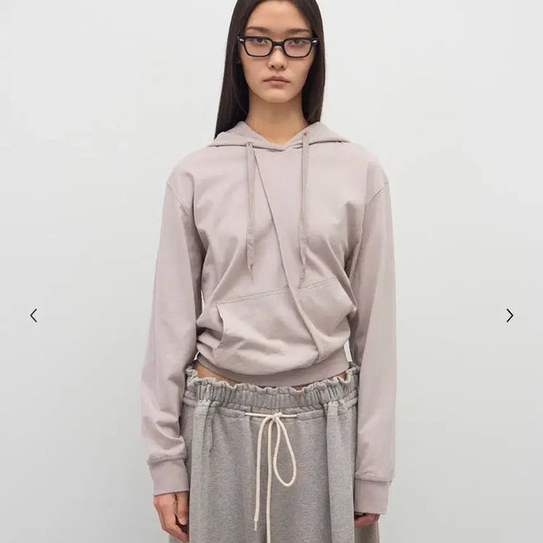 [BUNJANG] LCDC Them Detail Slim Hoodie - Gray / lcdc tm 심 디테일 슬림 후디 그레이