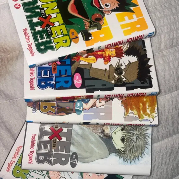 [BUNJANG] Hunter x Hunter Manga Volumes 1, 2, 7, 17, 38 Bundle Set / 급처)헌터헌터 만화책