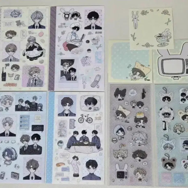 [BUNJANG] JetJet Gothic Work Sticker Bundle Set / 젯젯님 괴담출근 스티커 일괄 원가 양도 통판 괴출