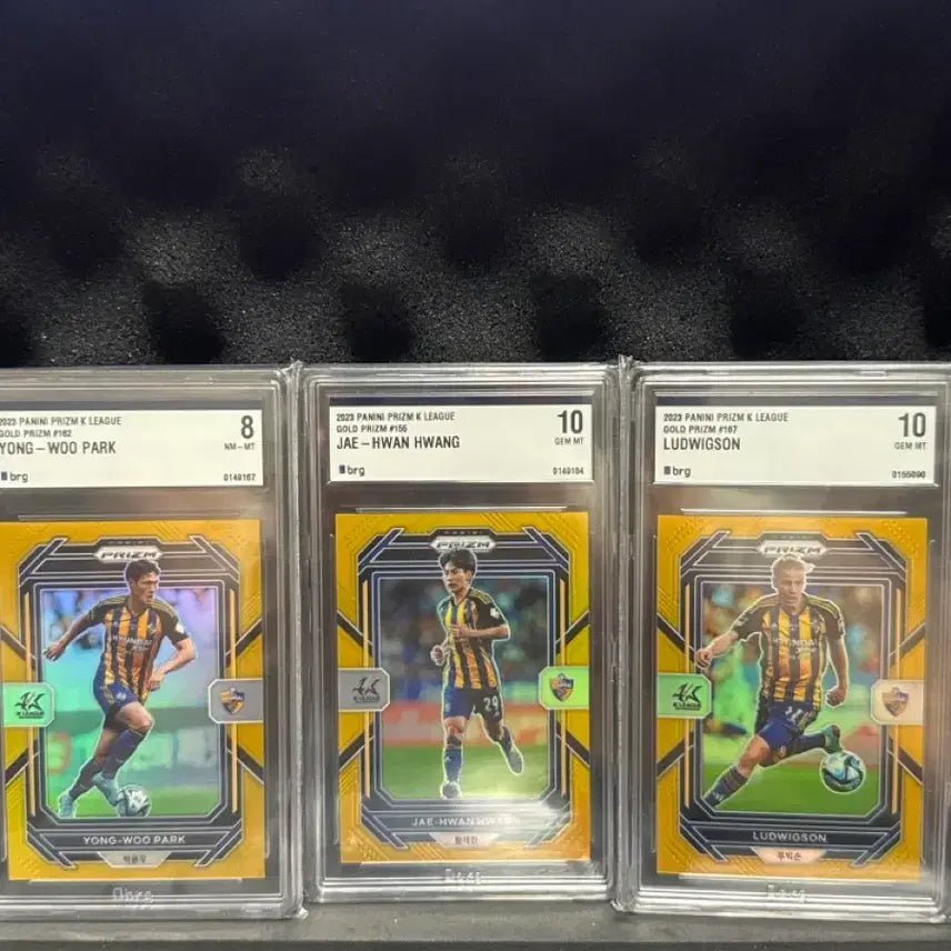 [BUNJANG] 2023 Panini Prizm K League Ulsan HD Gold Card Set / 2023 파니니 프리즘 K리그 울산HD 골드카드