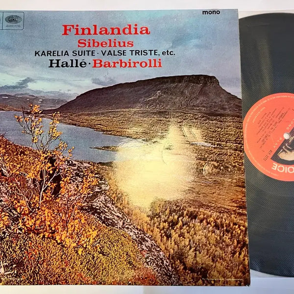 [BUNJANG] Sir John Barbirolli Conducting Hallé Orchestra - Sibelius Finlandia LP (Mono First Pressing) / 모노초반) 시벨리우스 핀란디아 LP 바이올린 협주곡
