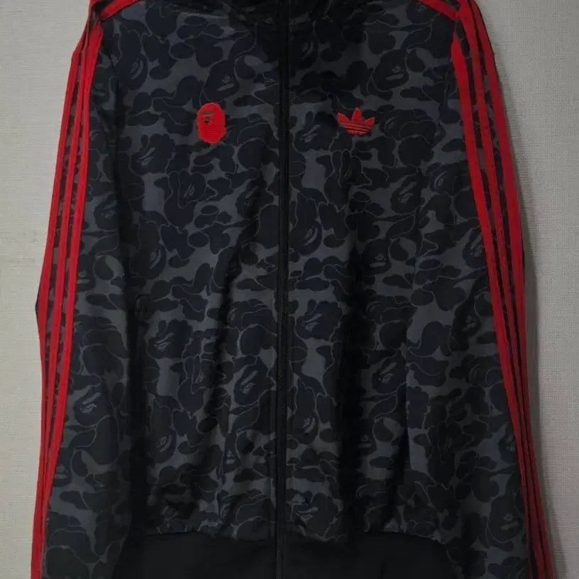 [BUNJANG] Adidas x BAPE Track Top Zip-Up Jacket Size S / 아디다스 베이프 트랙탑 져지집업 90/S