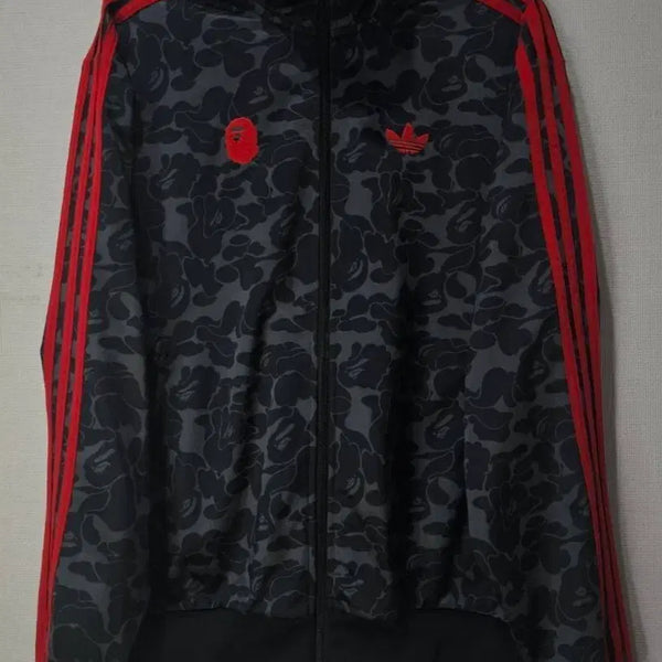 [BUNJANG] Adidas x BAPE Track Top Zip-Up Jacket Size S / 아디다스 베이프 트랙탑 져지집업 90/S