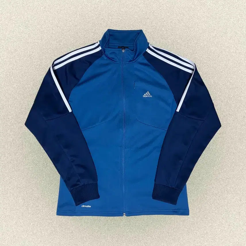 [BUNJANG] Adidas Blue Track Jacket / 아디다스 블루 져지 트랙 자켓 아노깔 빈티지
