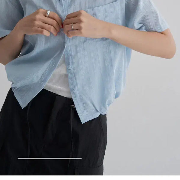 [BUNJANG] 8 Seconds Dobby Short-Sleeve Shirt - Medium / 에잇세컨즈 도비 반소매셔츠 M 새상품