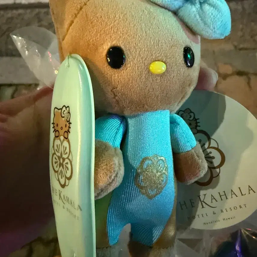 [BUNJANG] Kahala Hotel Hello Kitty Surfing Board Keychain / 카할라 호텔 헬로키티 인형 서핑보드 키링