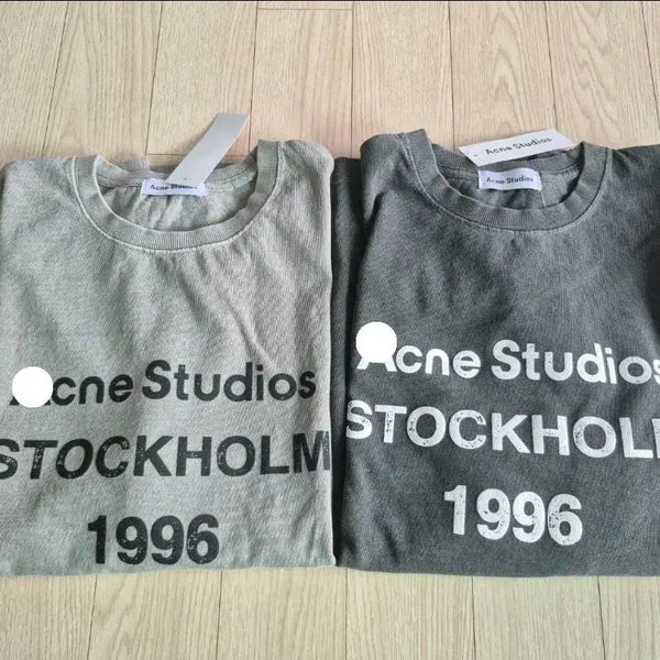 [BUNJANG] Acne Studios Stockholm 1996 T-Shirt (Grey/Charcoal) / 새상품)아크네 스튜디오 스톡홀름 1996 반팔티 (그레이/차콜)