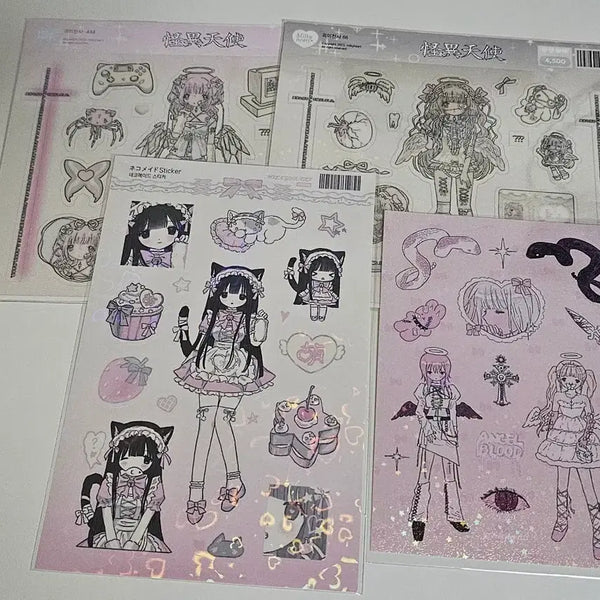 [BUNJANG] Milky Heart Creamy Mina Sticker Bundle Set / (이번 주만 할인) 밀키하트 크리미미나 스티커 일괄