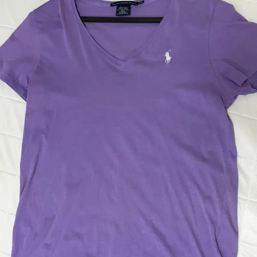 [BUNJANG] Polo Ralph Lauren Short Sleeve T-Shirt - Purple, L / 폴로 랄프로렌 반팔 티셔츠 보라 L