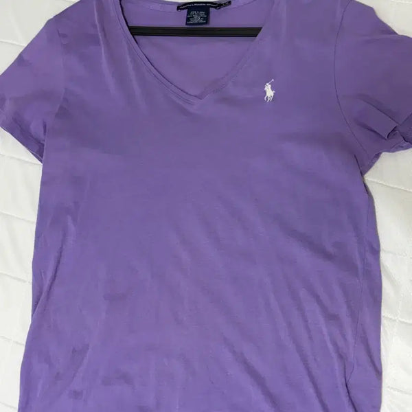 [BUNJANG] Polo Ralph Lauren Short Sleeve T-Shirt - Purple, L / 폴로 랄프로렌 반팔 티셔츠 보라 L