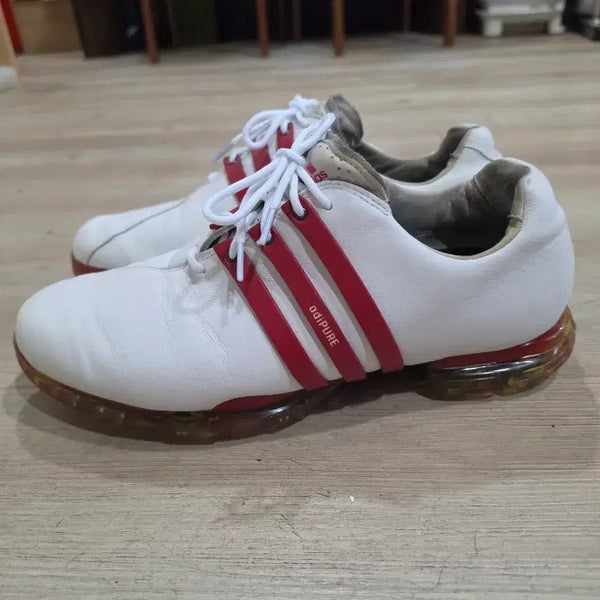 [BUNJANG] Adidas Golf Adipower Traction Natural Leather Golf Shoes 275mm / 아디다스 골프 아디파워 트렉션 천연가죽 골프화 275mm