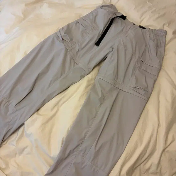 [BUNJANG] Welter Experiment 2-Way Pants Grey Size 3 / 웰터익스페리먼트 2way 팬츠 그레이 3사이즈