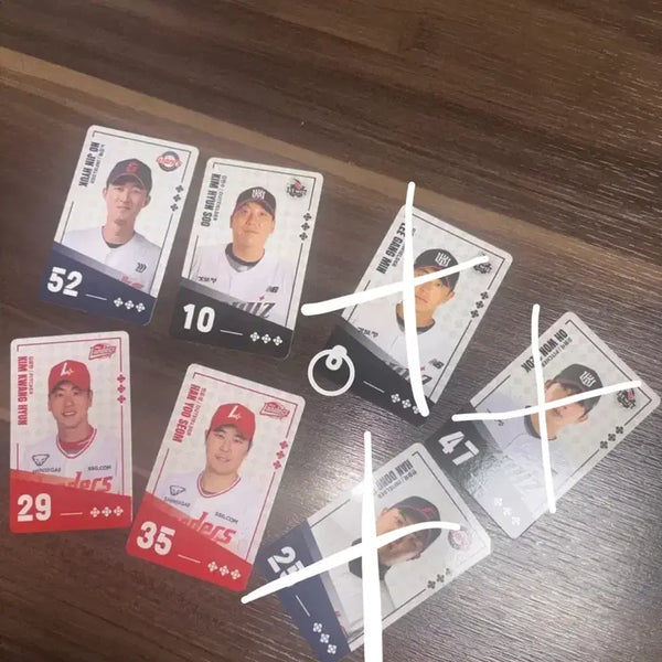 [BUNJANG] KBO Baseball League Beambap Noodles Photocard Bundle / kbo 비빔면 포카 판매
