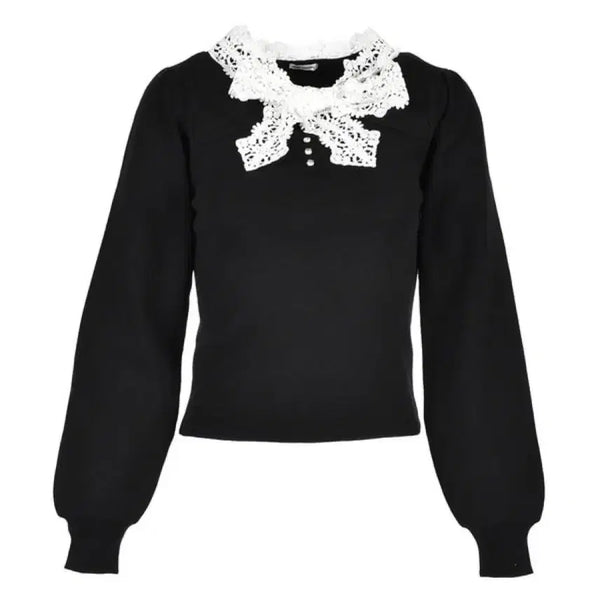 [BUNJANG] Rilly Emulie Ribbon Knit Top / Rilly emulie 리본 니트 탑 지뢰계 양지뢰 걸리 스나계