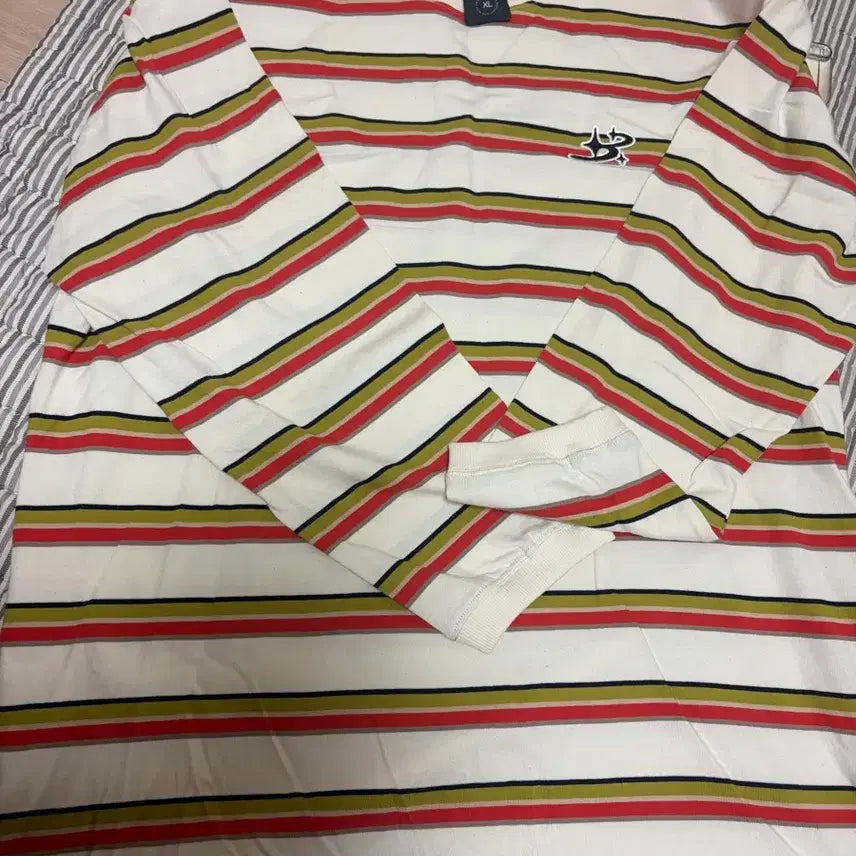 [BUNJANG] Blent Stripe Long Sleeve Snowboard Wear / 블렌트 스트라이프 롱슬리브 스노우보드복
