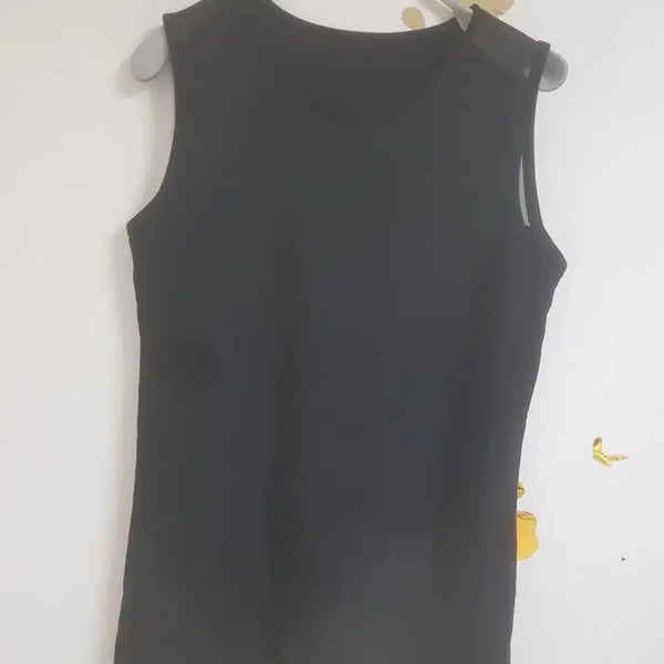 [BUNJANG] Black See-Through Blouse (Size 66) / 시스루 블라우스 (66)