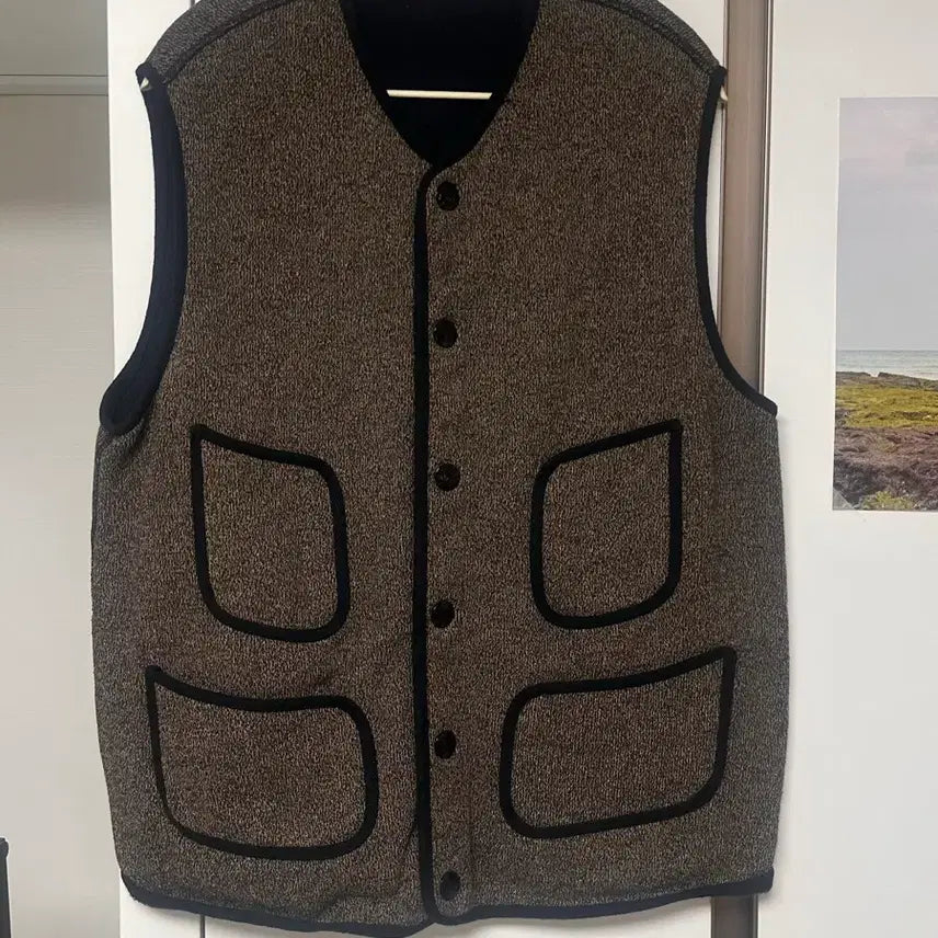 [BUNJANG] Kapital Beach Fleece Vest Jacket Size 5 / 캐피탈 / 비치 플리스 베스트 자켓 / 5사이즈