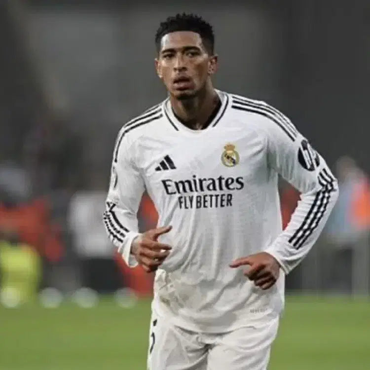 [BUNJANG] Adidas 24-25 Real Madrid Home Replica Bellingham Long Sleeve Jersey / 아디다스 24-25 레알마드리드 홈 레플리카 벨링엄 긴팔