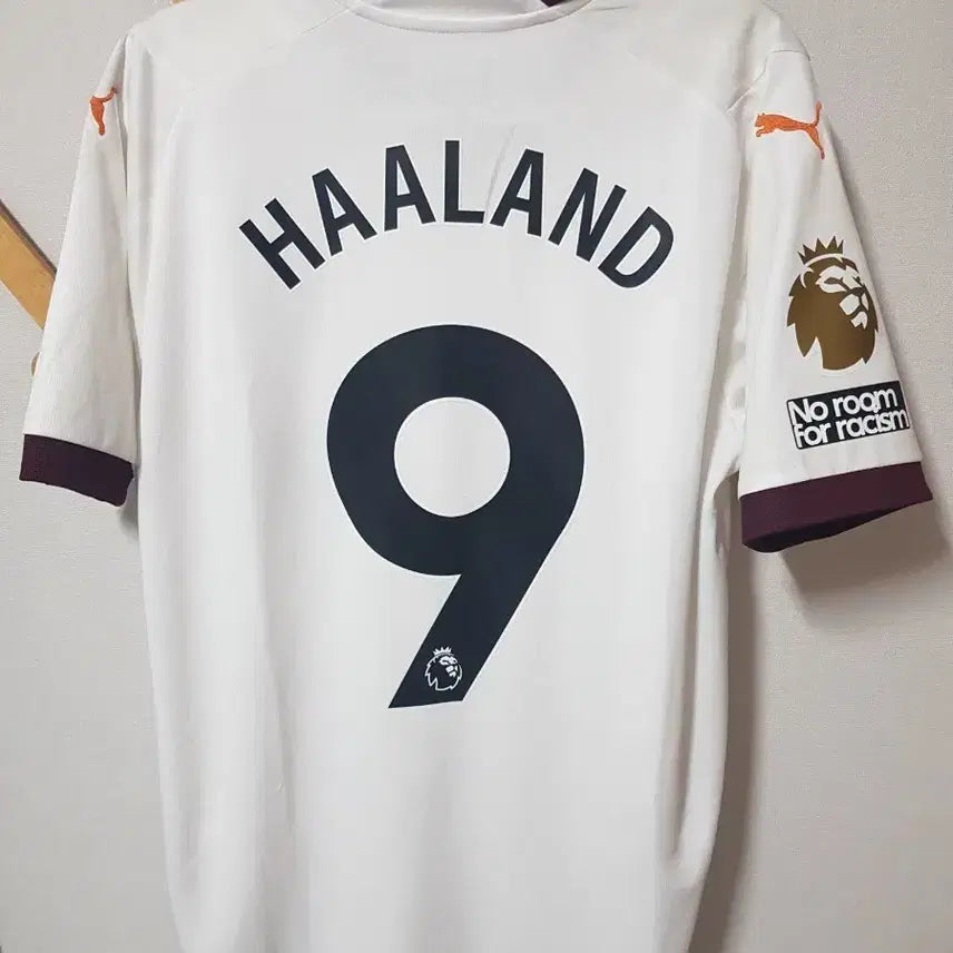 [BUNJANG] Manchester City 23/24 Away Haaland Official League Full-Marking Jersey / [M] 23 24 맨시티 어웨이 홀란드 오피셜 리그 풀마킹 새상품 저지
