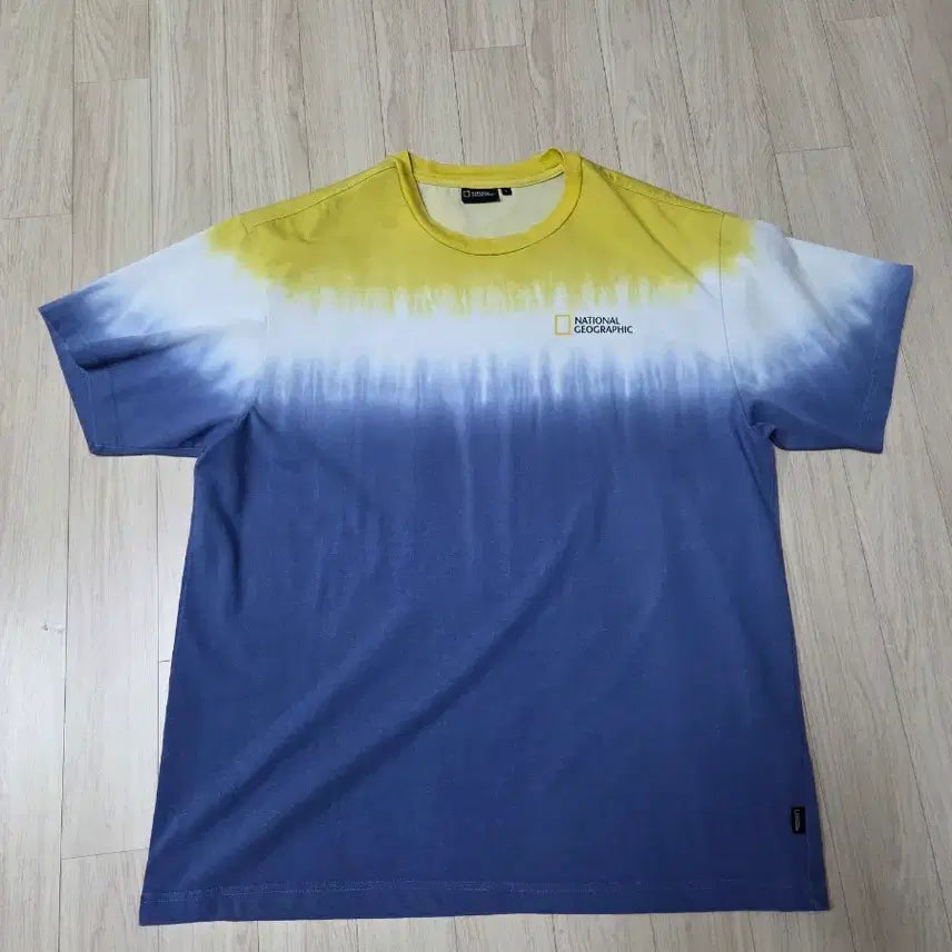 [BUNJANG] National Geographic Tie-Dye Short Sleeve T-Shirt / 내셔널지오그래픽 타이 다이 반팔 티셔츠