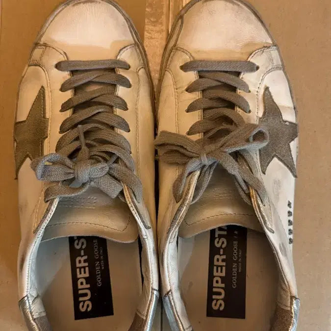[BUNJANG] Golden Goose Superstar Sneakers Silver / 골든구스 슈퍼스타 스니커즈 실버