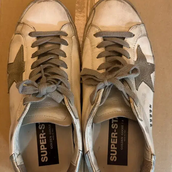 [BUNJANG] Golden Goose Superstar Sneakers Silver / 골든구스 슈퍼스타 스니커즈 실버
