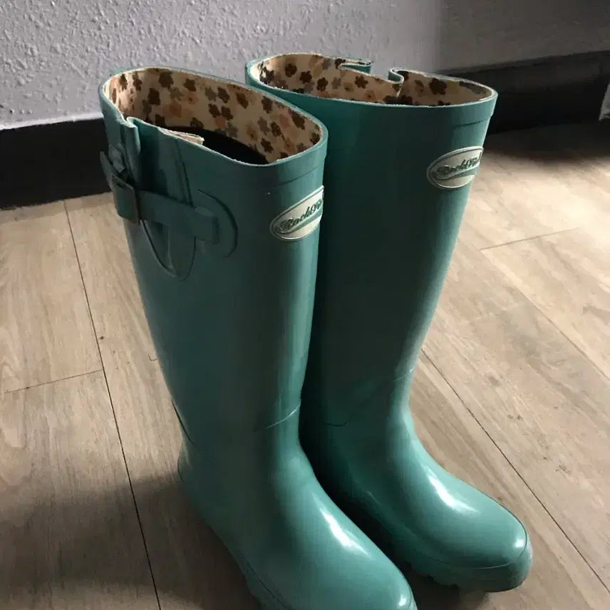 [BUNJANG] Rockfish Original Gloss Vintage Rain Boots / 락피쉬 오리지널 글로스 민트 빈티지 레인부츠