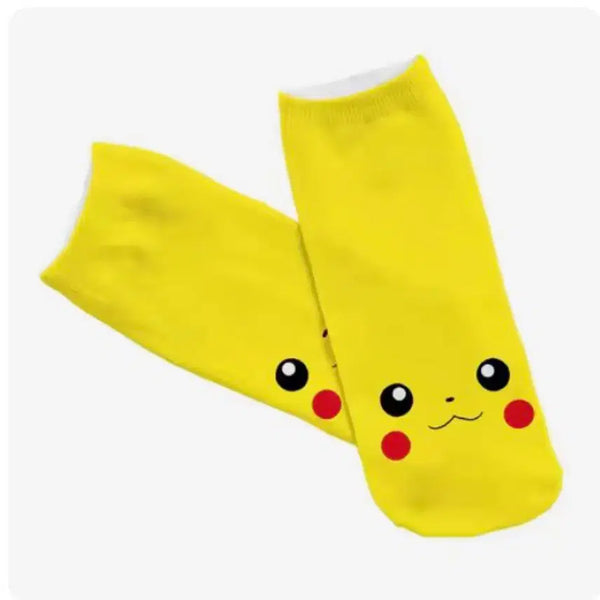 [BUNJANG] Pokemon Pikachu Socks / 포켓몬 피카츄 양말