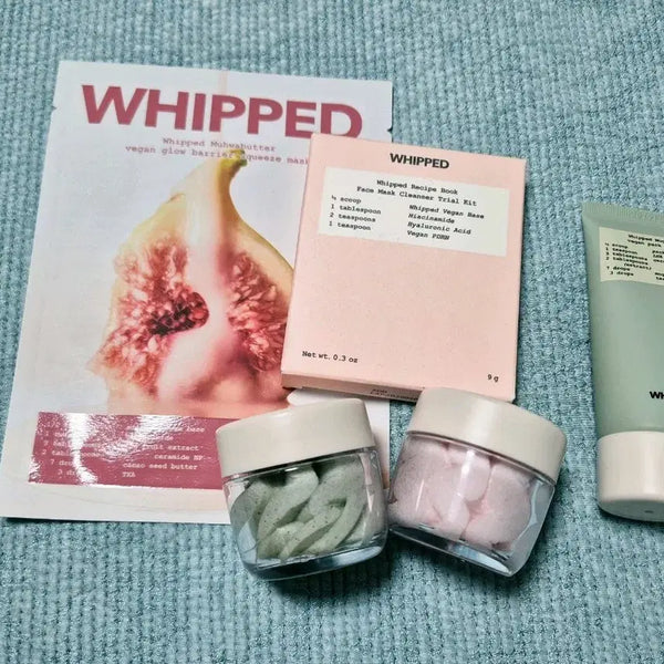 [BUNJANG] W.H.I.P.D Vegan Pack Cleanser Set with Trial Kit, Pack Scrub & Mask / 휩드 비건 팩클렌저 2종 + 트라이얼 키트 + 팩스크럽 + 마스크