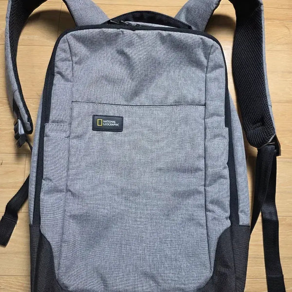 [BUNJANG] National Geographic Gray Backpack / 내셔널지오그래픽 백팩 그레이가방