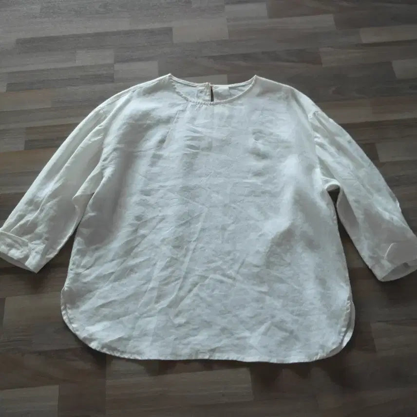 [BUNJANG] JS New York Linen Blouse 77 Size / JS.뉴욕리넨 블라우스/77사이즈/최상급