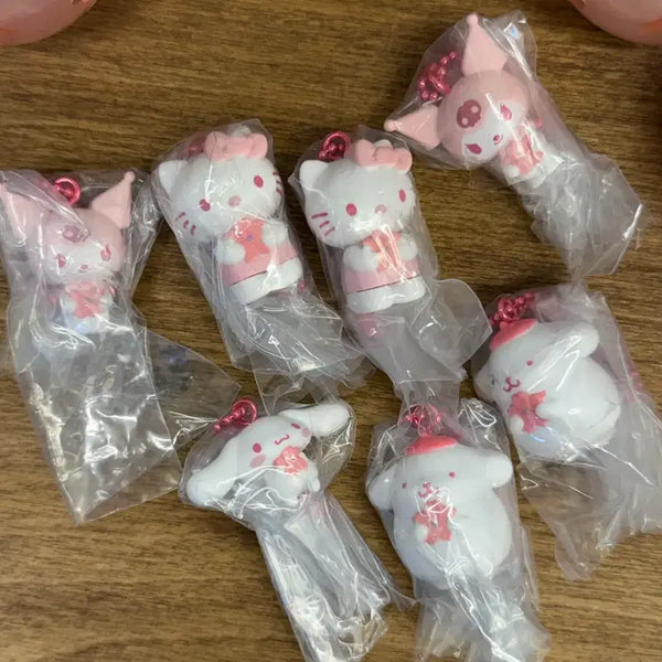 [BUNJANG] Sanrio Sakura Japanese Gacha Authentic Figure Keyring / (미개봉/새상품)산리오 벚꽃 일본 가챠 정품 피규어 키링