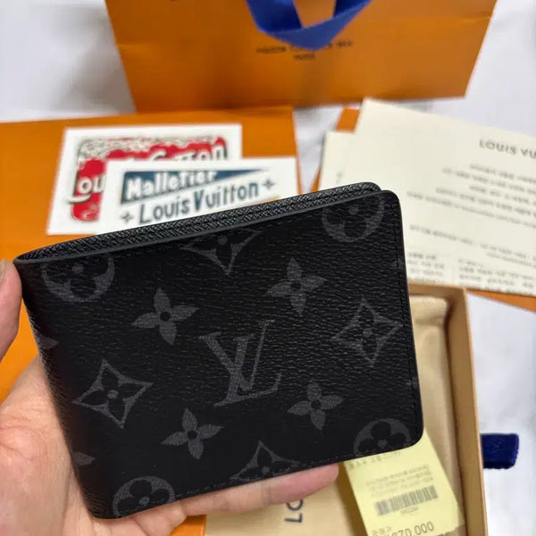[BUNJANG] Louis Vuitton Eclipse Monogram Slender Wallet / [풀구성] 루이비통 이클립스 모노그램 슬렌더 반지갑