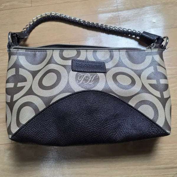[BUNJANG] Ssamji Logo Shoulder Bag Brown / 쌈지 로고 숄더백 브라운 가방