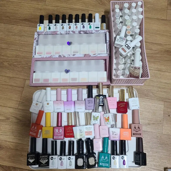 [BUNJANG] Nail Supply Bundle with Nail Table / 네일샵 제품 일괄 네일테이블 젤네일