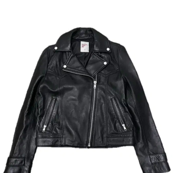 [BUNJANG] 8seconds Women's Leather Jacket / 에잇세컨즈 여성가죽자켓
